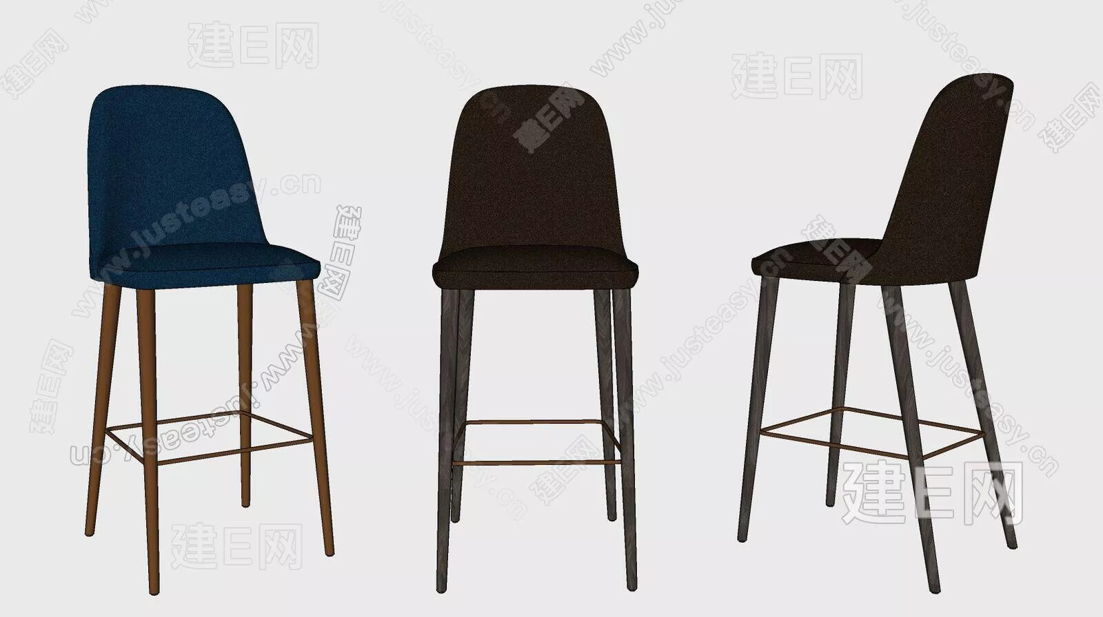 MODERN BAR CHAIR - SKETCHUP 3D MODEL - ENSCAPE - 113066488