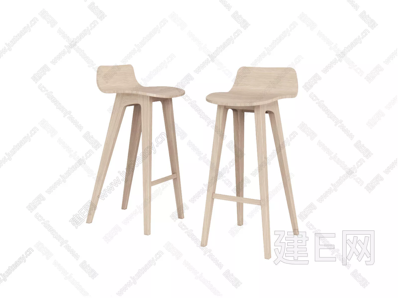 MODERN BAR CHAIR - SKETCHUP 3D MODEL - ENSCAPE - 113264106