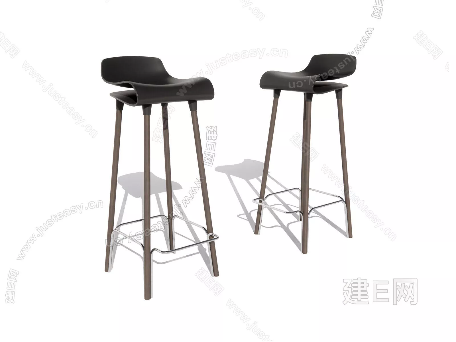 MODERN BAR CHAIR - SKETCHUP 3D MODEL - ENSCAPE - 116147535