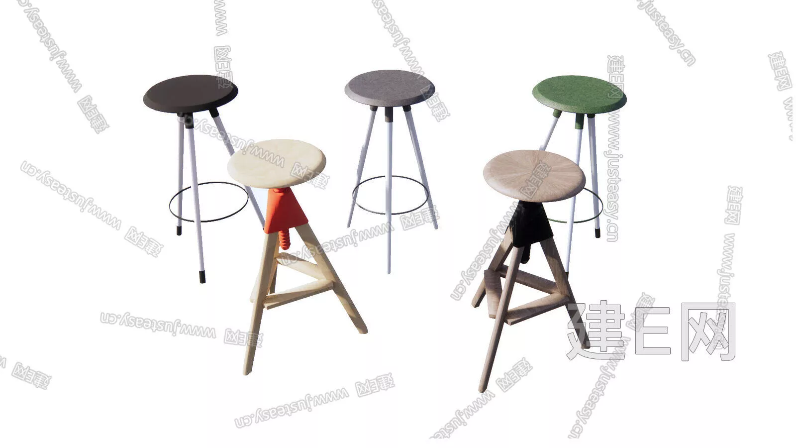 MODERN BAR CHAIR - SKETCHUP 3D MODEL - ENSCAPE - 117327286