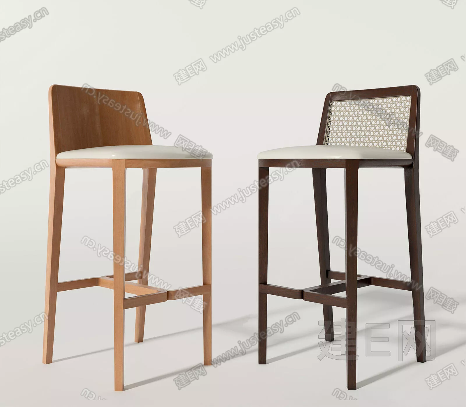 MODERN BAR CHAIR - SKETCHUP 3D MODEL - VRAY - 111298004