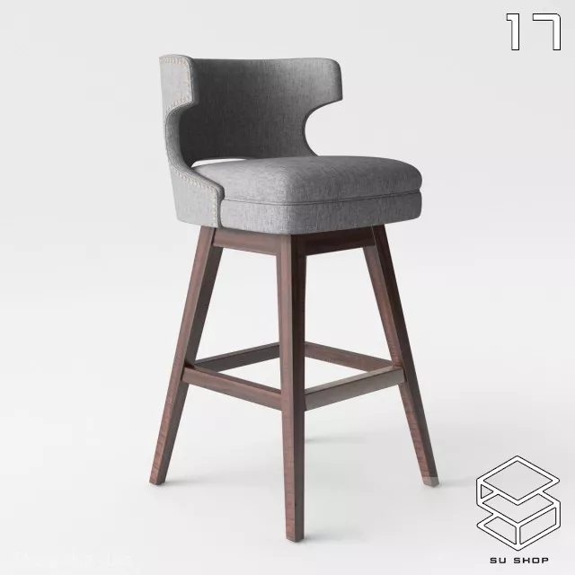 MODERN BAR STOOL - SKETCHUP 3D MODEL - VRAY OR ENSCAPE - ID00943