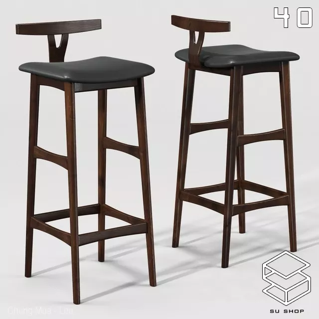 MODERN BAR STOOL - SKETCHUP 3D MODEL - VRAY OR ENSCAPE - ID00969