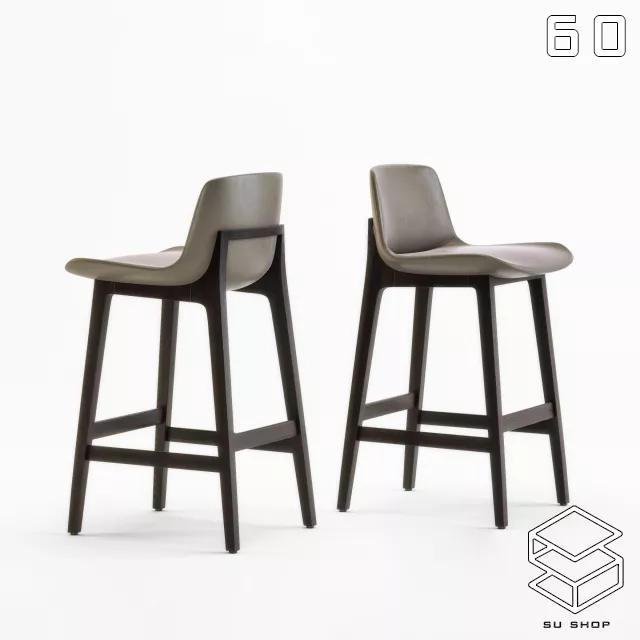 MODERN BAR STOOL - SKETCHUP 3D MODEL - VRAY OR ENSCAPE - ID00991