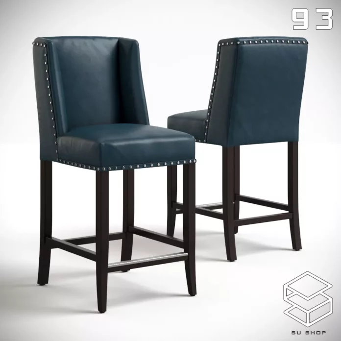 MODERN BAR STOOL - SKETCHUP 3D MODEL - VRAY OR ENSCAPE - ID01027