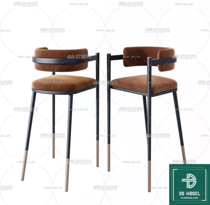 MODERN BAR STOOL - SKETCHUP 3D MODEL - VRAY OR ENSCAPE - ID01059