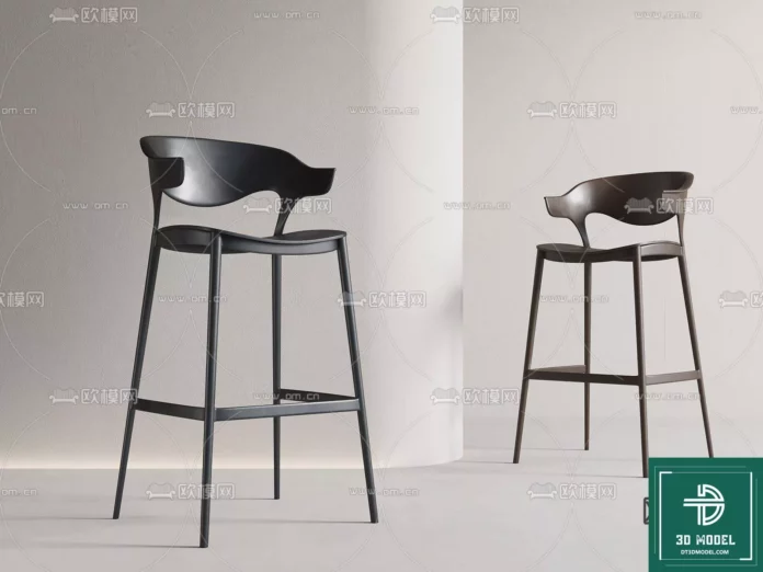 MODERN BAR STOOL - SKETCHUP 3D MODEL - VRAY OR ENSCAPE - ID01073