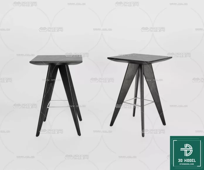 MODERN BAR STOOL - SKETCHUP 3D MODEL - VRAY OR ENSCAPE - ID01113