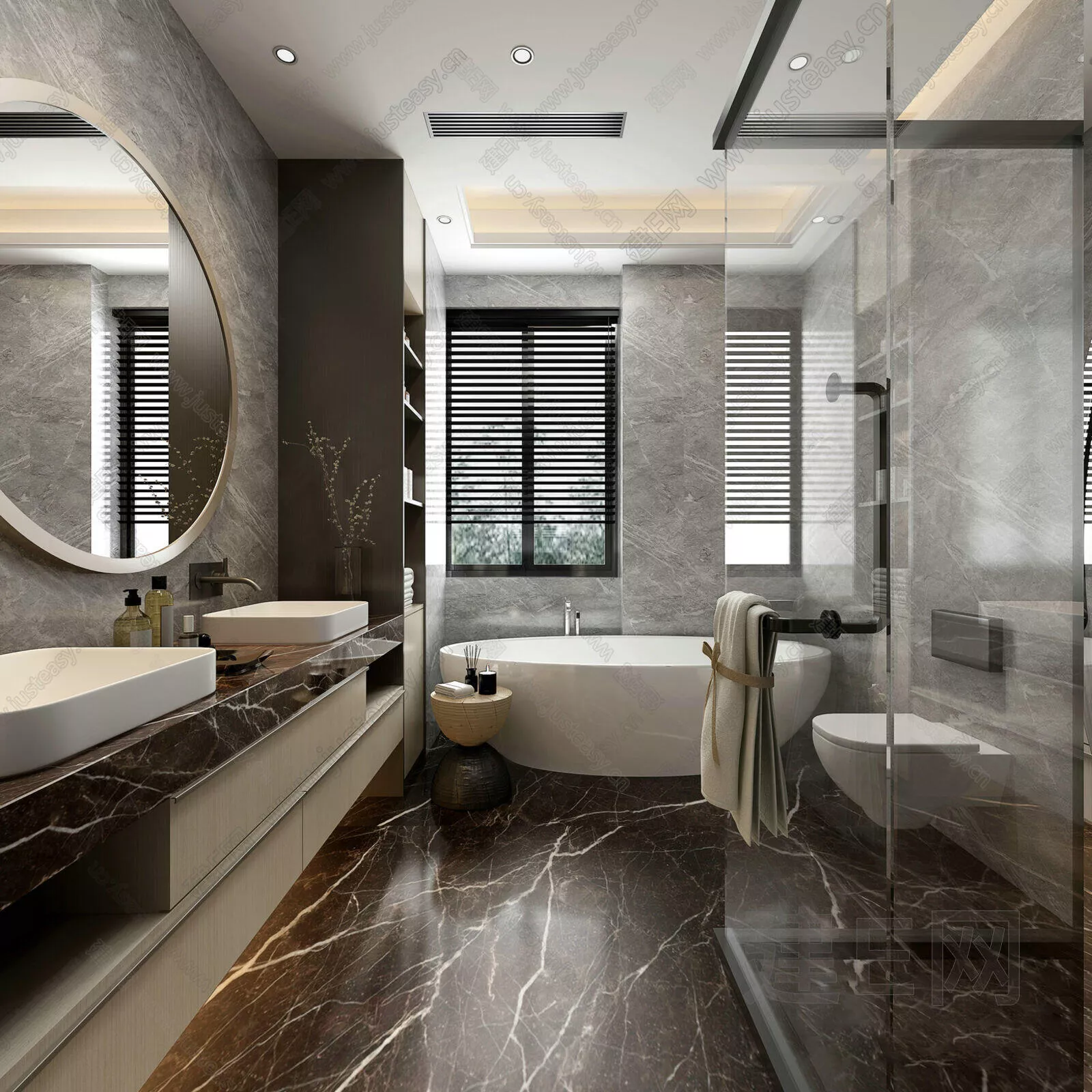 MODERN BATHROOM - SKETCHUP 3D SCENE - ENSCAPE - 101139458