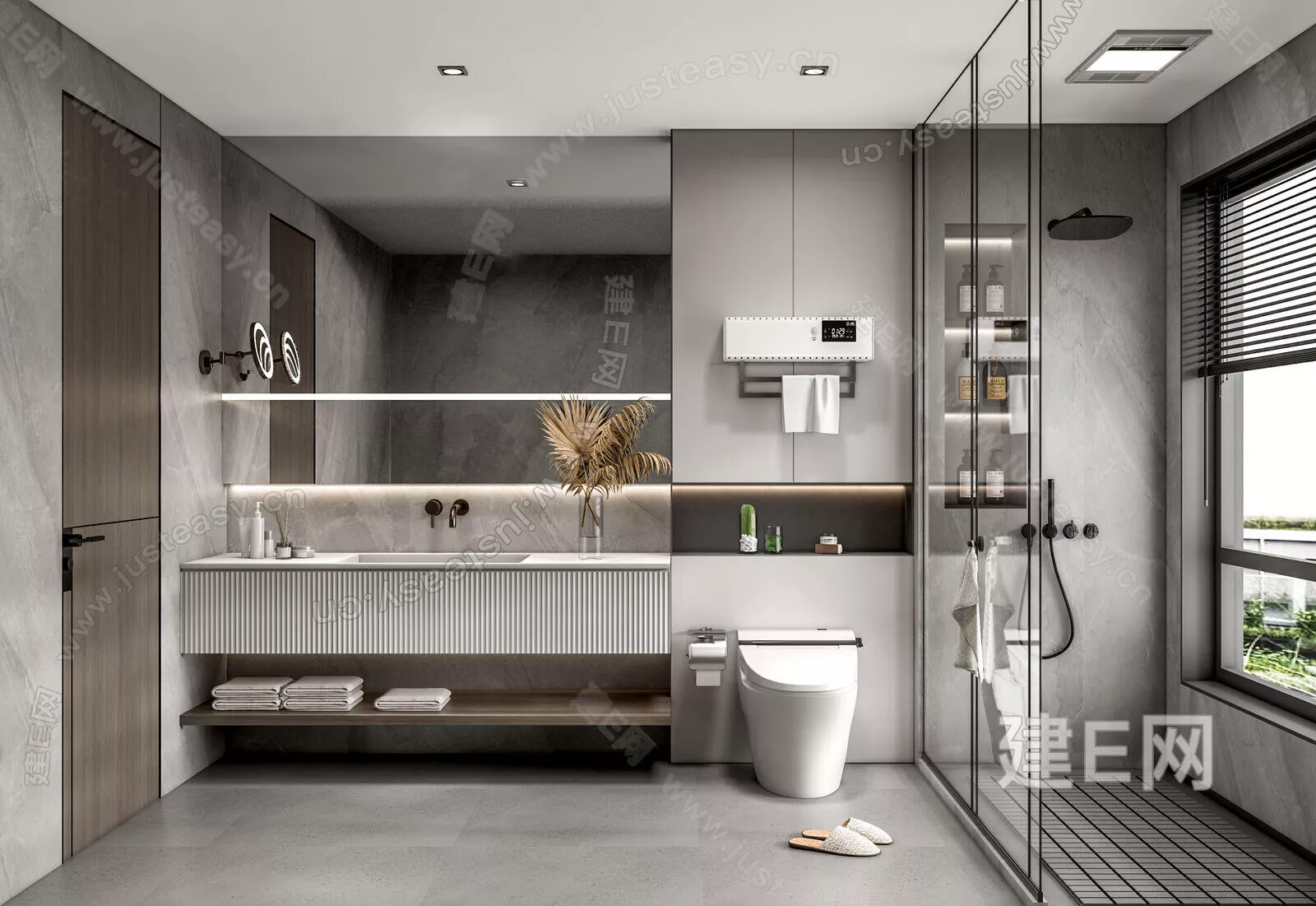 MODERN BATHROOM - SKETCHUP 3D SCENE - ENSCAPE - 103433395