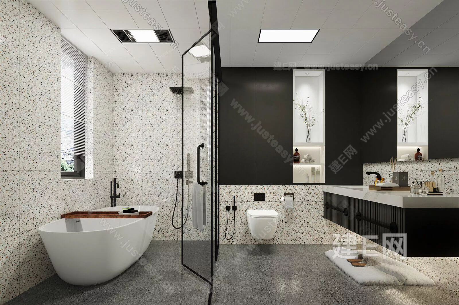 MODERN BATHROOM - SKETCHUP 3D SCENE - ENSCAPE - 114510259