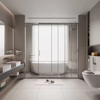 MODERN BATHROOM - SKETCHUP 3D SCENE - ENSCAPE - ID01144