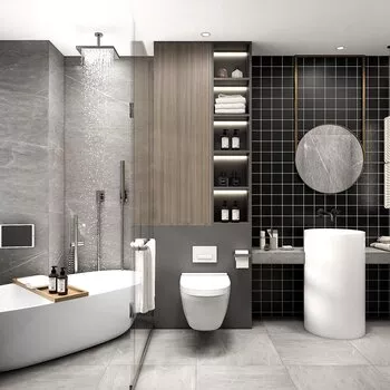 MODERN BATHROOM - SKETCHUP 3D SCENE - ENSCAPE - ID01149