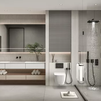 MODERN BATHROOM - SKETCHUP 3D SCENE - ENSCAPE - ID01160