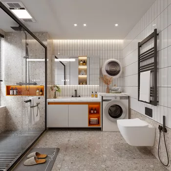 MODERN BATHROOM - SKETCHUP 3D SCENE - ENSCAPE - ID01164