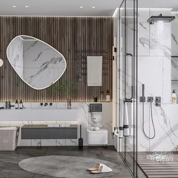 MODERN BATHROOM - SKETCHUP 3D SCENE - ENSCAPE - ID01168