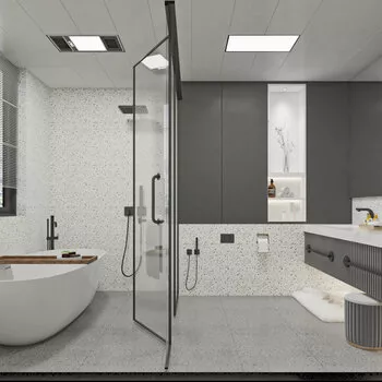 MODERN BATHROOM - SKETCHUP 3D SCENE - VRAY - ID01170