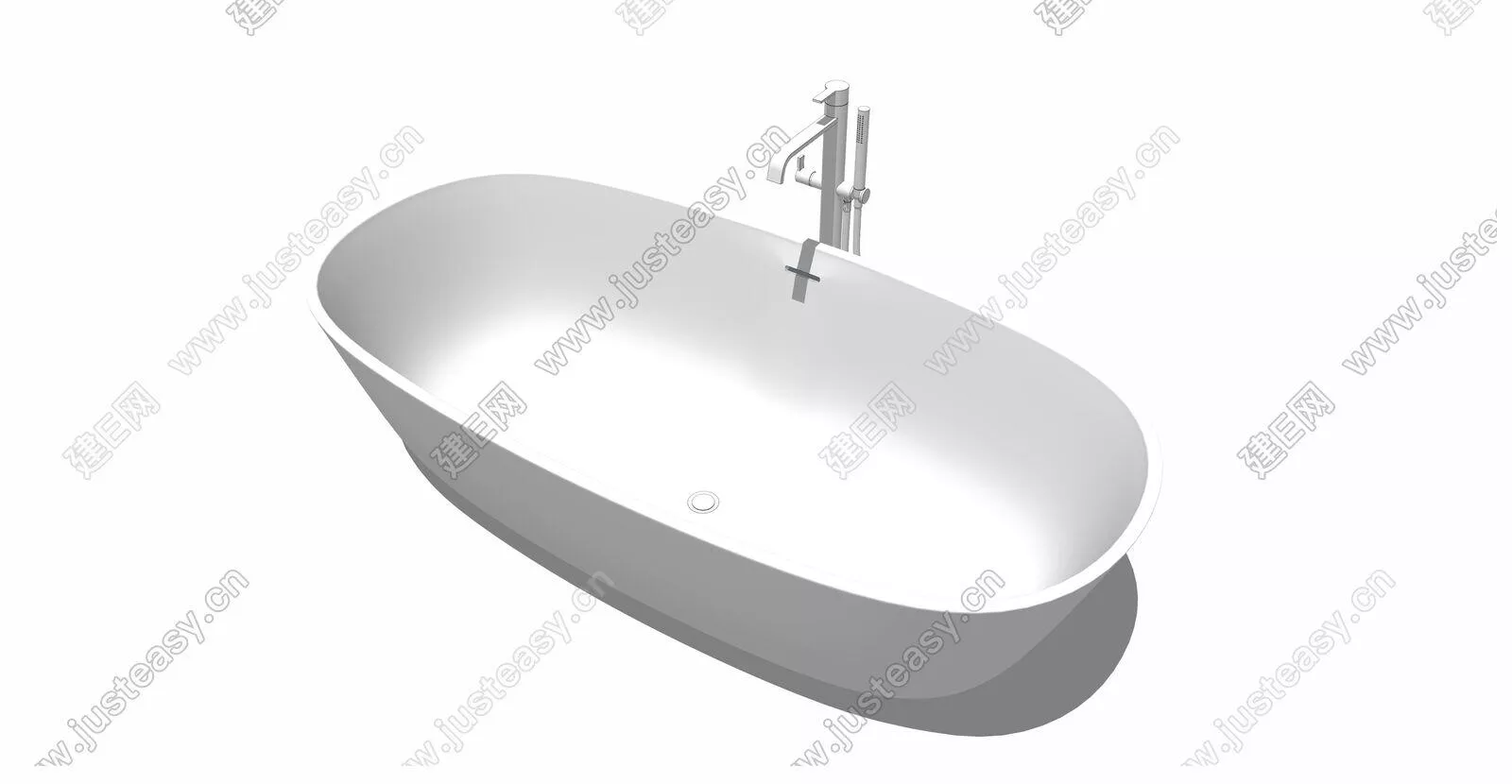 MODERN BATHTUB - SKETCHUP 3D MODEL - ENSCAPE - 110773578