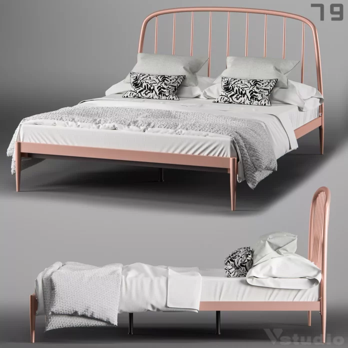 MODERN BED - SKETCHUP 3D MODEL - VRAY OR ENSCAPE - ID01579