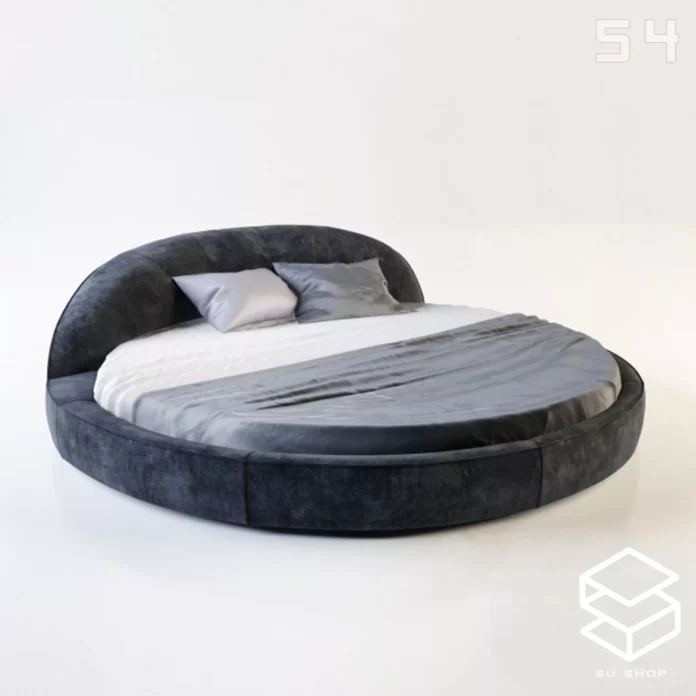 MODERN BED - SKETCHUP 3D MODEL - VRAY OR ENSCAPE - ID01656