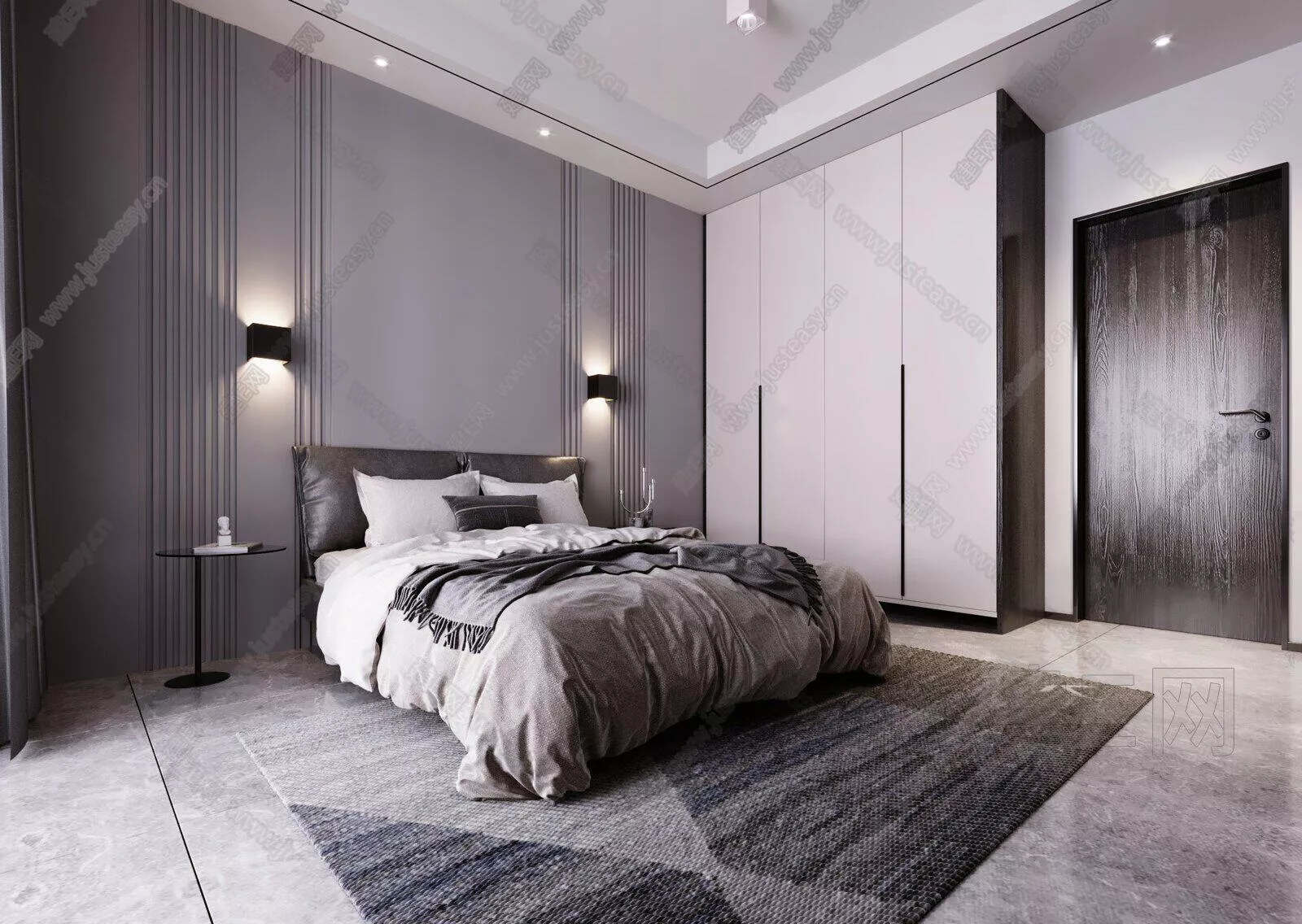 MODERN BEDROOM - SKETCHUP 3D SCENE - ENSCAPE - 106057214