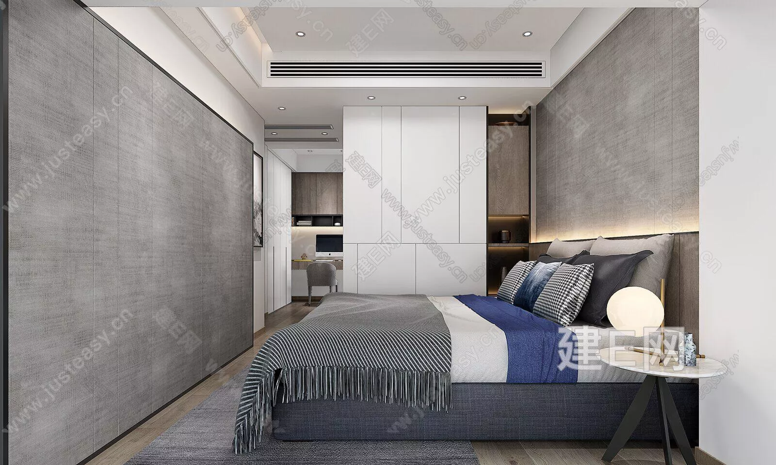 MODERN BEDROOM - SKETCHUP 3D SCENE - ENSCAPE - 111889904