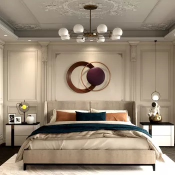 MODERN BEDROOM - SKETCHUP 3D SCENE - ENSCAPE - ID01908