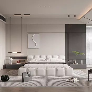 MODERN BEDROOM - SKETCHUP 3D SCENE - ENSCAPE - ID01938