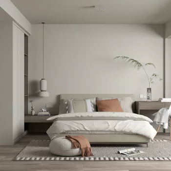 MODERN BEDROOM - SKETCHUP 3D SCENE - VRAY - ID01981