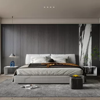 MODERN BEDROOM - SKETCHUP 3D SCENE - VRAY - ID01993