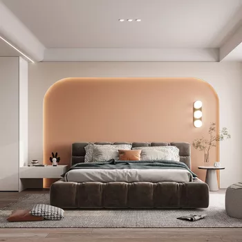 MODERN BEDROOM - SKETCHUP 3D SCENE - VRAY - ID01994