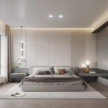 MODERN BEDROOM - SKETCHUP 3D SCENE - VRAY - ID02006