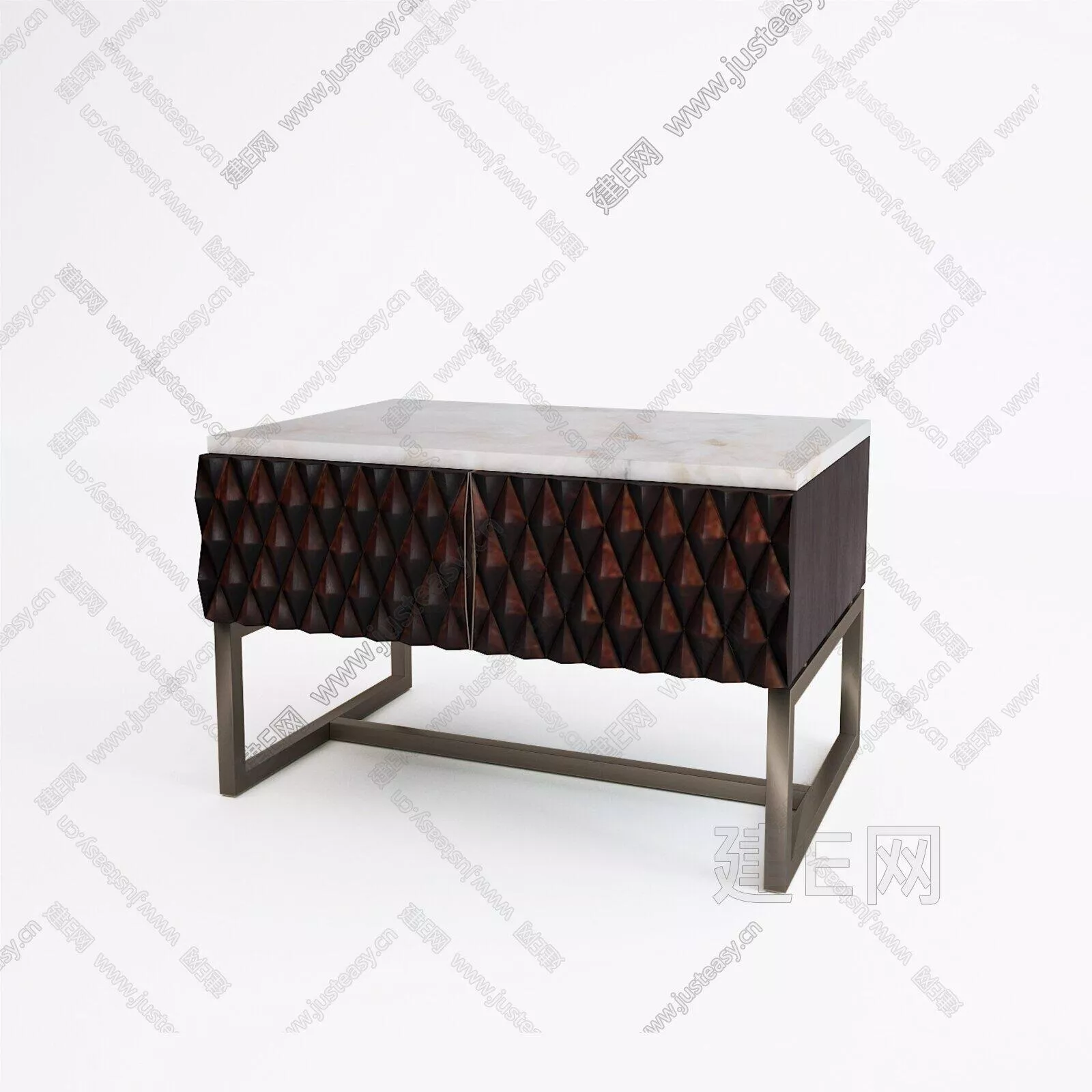 MODERN BEDSIDE TABLE - SKETCHUP 3D MODEL - ENSCAPE - 112020898