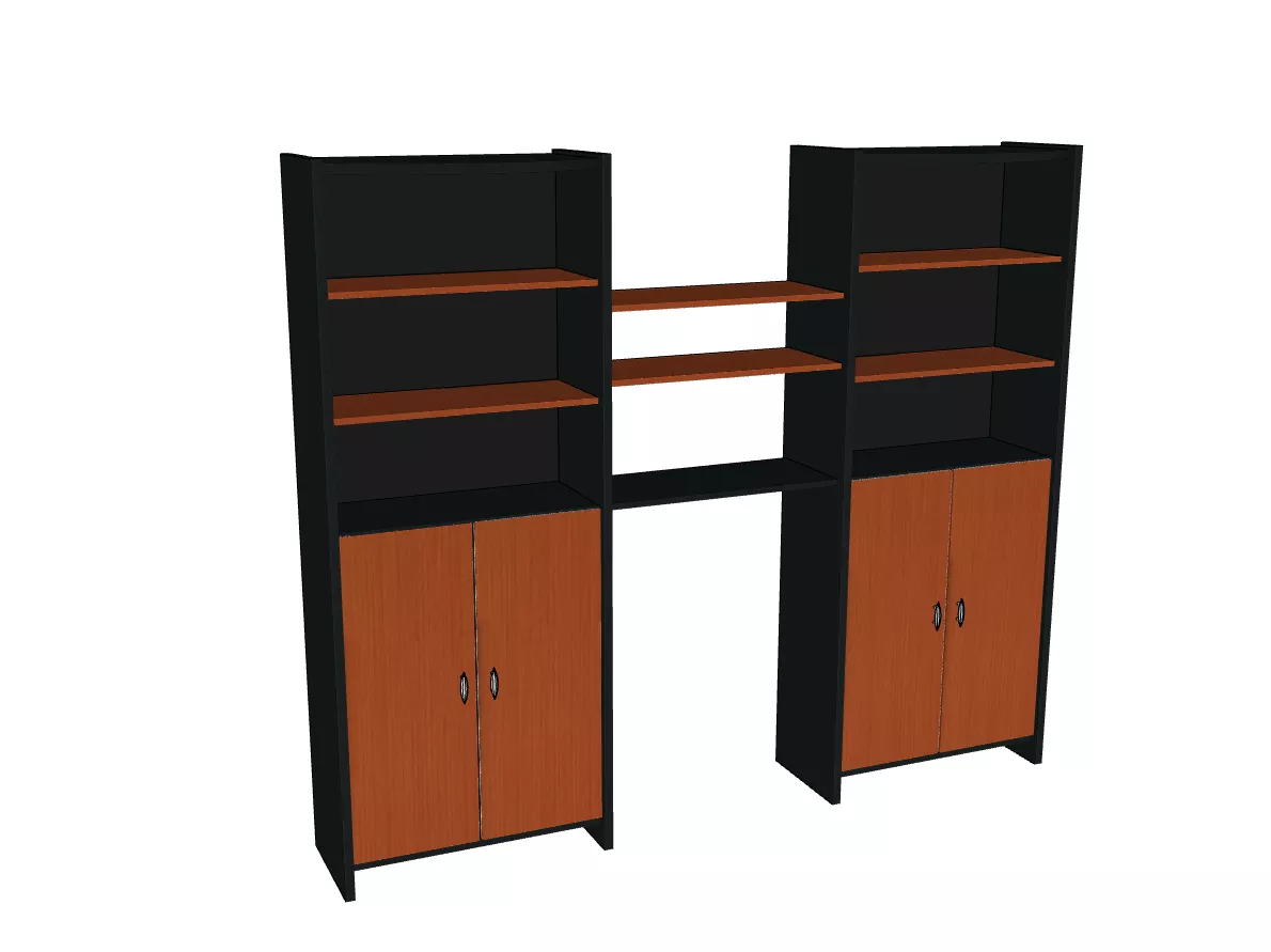 MODERN BOOKCASE - SKETCHUP 3D MODEL - ENSCAPE - 258000