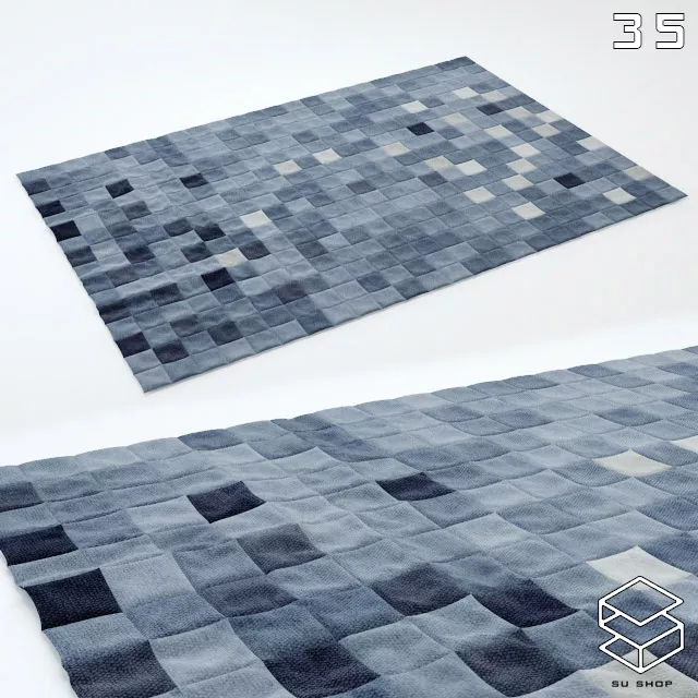 MODERN CARPET - SKETCHUP 3D MODEL - VRAY OR ENSCAPE - ID02630