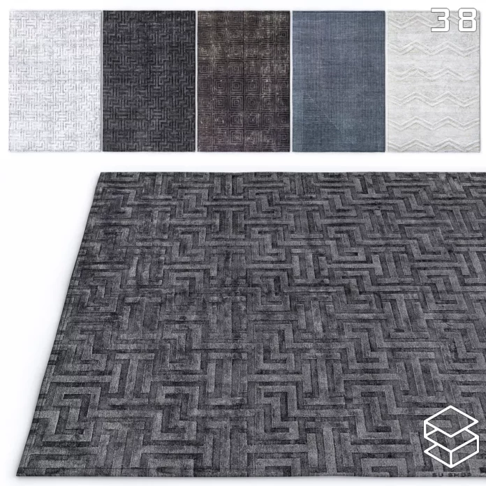 MODERN CARPET - SKETCHUP 3D MODEL - VRAY OR ENSCAPE - ID02633