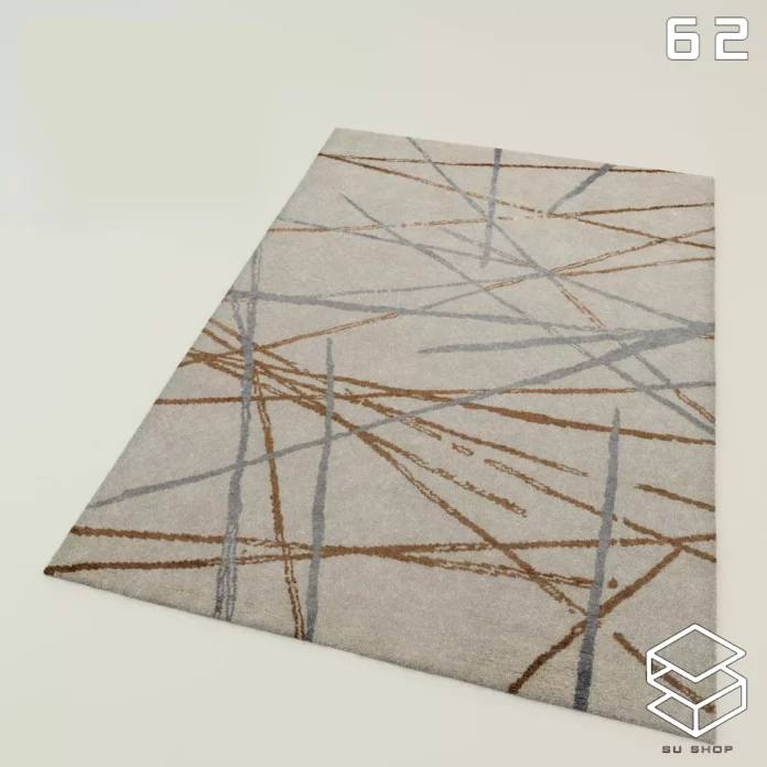 MODERN CARPET - SKETCHUP 3D MODEL - VRAY OR ENSCAPE - ID02660