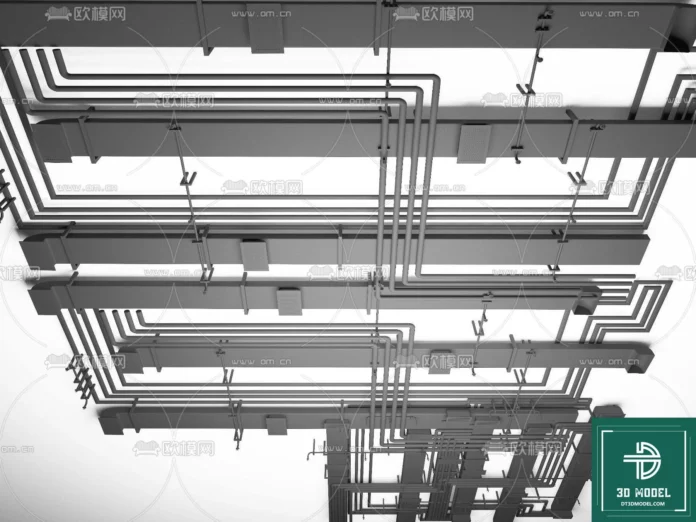 MODERN CEILING DETAIL - SKETCHUP 3D MODEL - VRAY OR ENSCAPE - ID02997