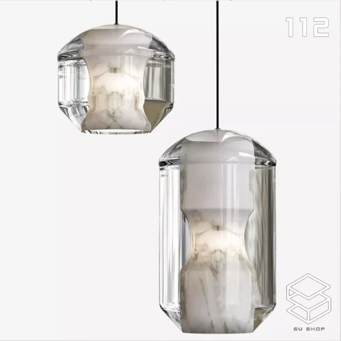 MODERN CEILING LIGHT - SKETCHUP 3D MODEL - VRAY OR ENSCAPE - ID03081