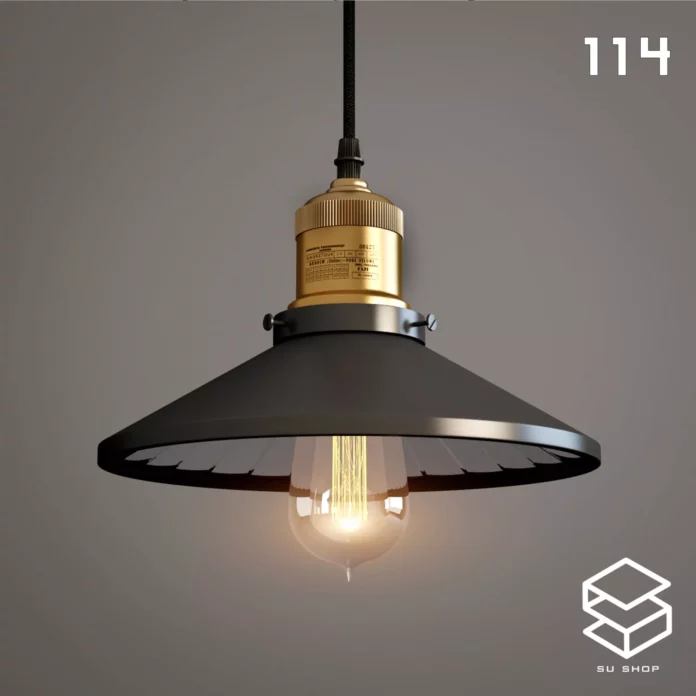 MODERN CEILING LIGHT - SKETCHUP 3D MODEL - VRAY OR ENSCAPE - ID03083