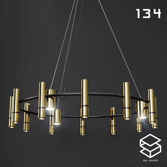 MODERN CEILING LIGHT - SKETCHUP 3D MODEL - VRAY OR ENSCAPE - ID03105