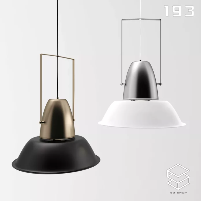 MODERN CEILING LIGHT - SKETCHUP 3D MODEL - VRAY OR ENSCAPE - ID03170