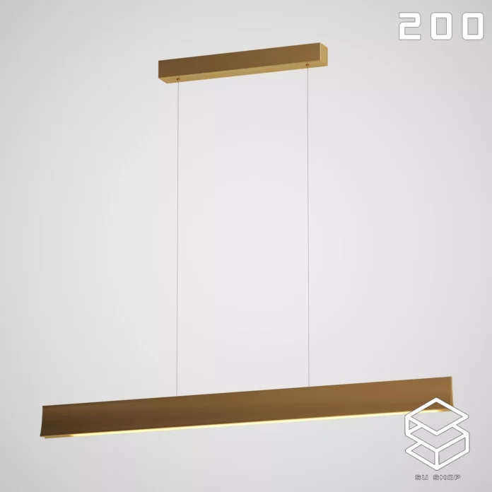 MODERN CEILING LIGHT - SKETCHUP 3D MODEL - VRAY OR ENSCAPE - ID03179