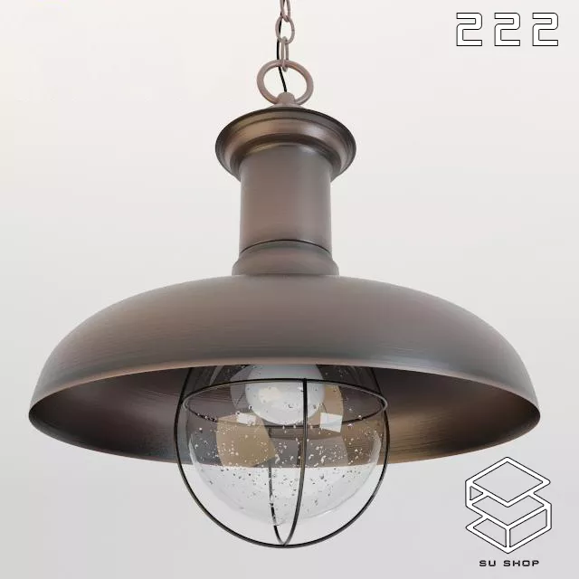 MODERN CEILING LIGHT - SKETCHUP 3D MODEL - VRAY OR ENSCAPE - ID03203