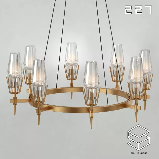 MODERN CEILING LIGHT - SKETCHUP 3D MODEL - VRAY OR ENSCAPE - ID03208