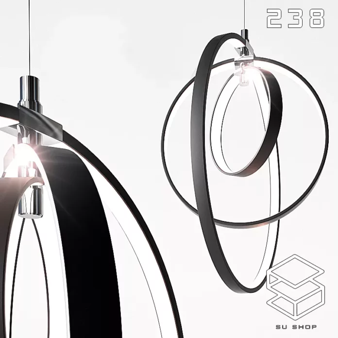 MODERN CEILING LIGHT - SKETCHUP 3D MODEL - VRAY OR ENSCAPE - ID03220