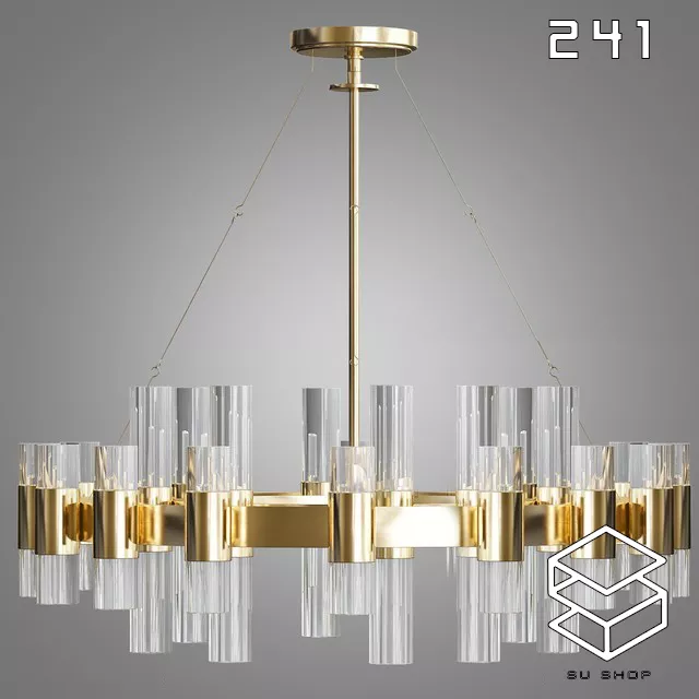 MODERN CEILING LIGHT - SKETCHUP 3D MODEL - VRAY OR ENSCAPE - ID03224