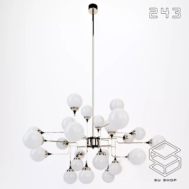 MODERN CEILING LIGHT - SKETCHUP 3D MODEL - VRAY OR ENSCAPE - ID03226