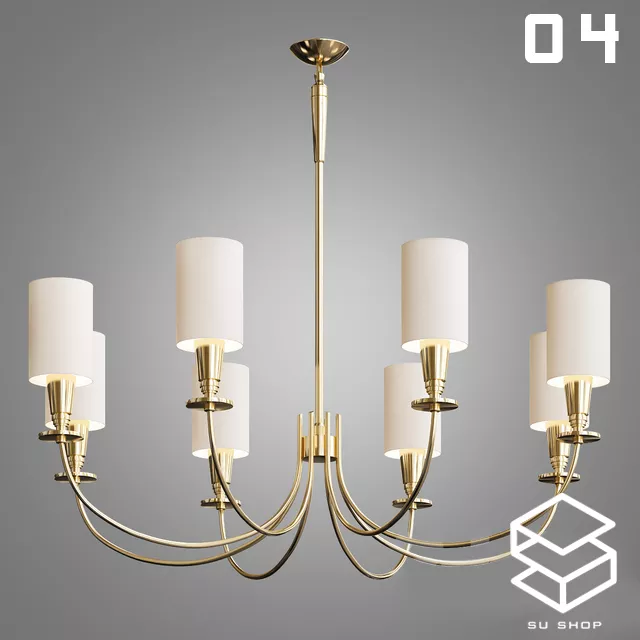 MODERN CEILING LIGHT - SKETCHUP 3D MODEL - VRAY OR ENSCAPE - ID03257