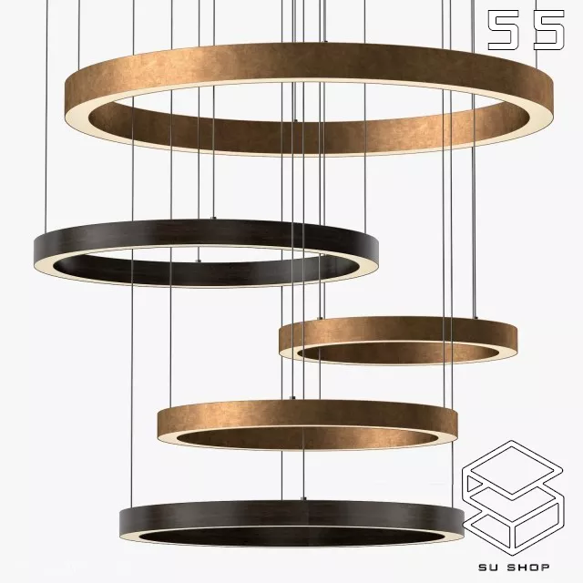 MODERN CEILING LIGHT - SKETCHUP 3D MODEL - VRAY OR ENSCAPE - ID03274